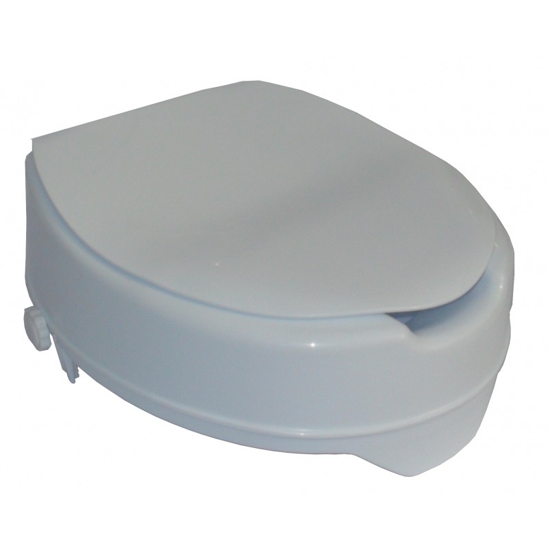 TS10DToilettensitzerhöhung mit Deckel 10cm, Farbe weiß TS10DToilettensitzerhöhung mit Deckel 10cm, Farbe weiß