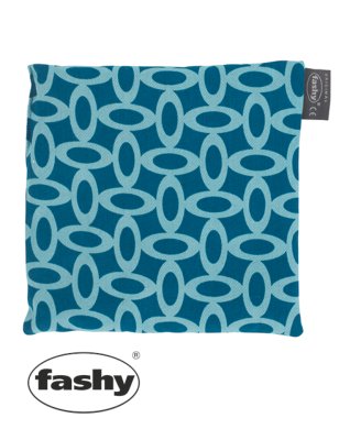 Wärmekissen m.Kirschkern-,Füllung 19x20cm blau(Fashy), Wärmekissen m.Kirschkern-,Füllung 19x20cm blau(Fashy),