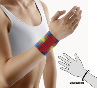 Bort Handgelenkbandage mit Klettverschluss>>>>Farbe: schwarz Gr. 3