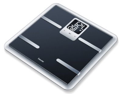 Glas-Diagnosewaage BG40,schwarz(Beurer),