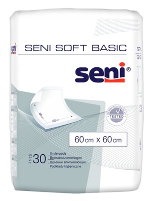 Bettschutzunterlagen Seni Soft Basic 90x60 (1 Karton: 2 x 25 Stück)>>>>