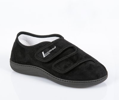 Reha Halbschuh 476-20Z3 mit 2 Klettverschlüssen schwarz>>>>Gr. 44