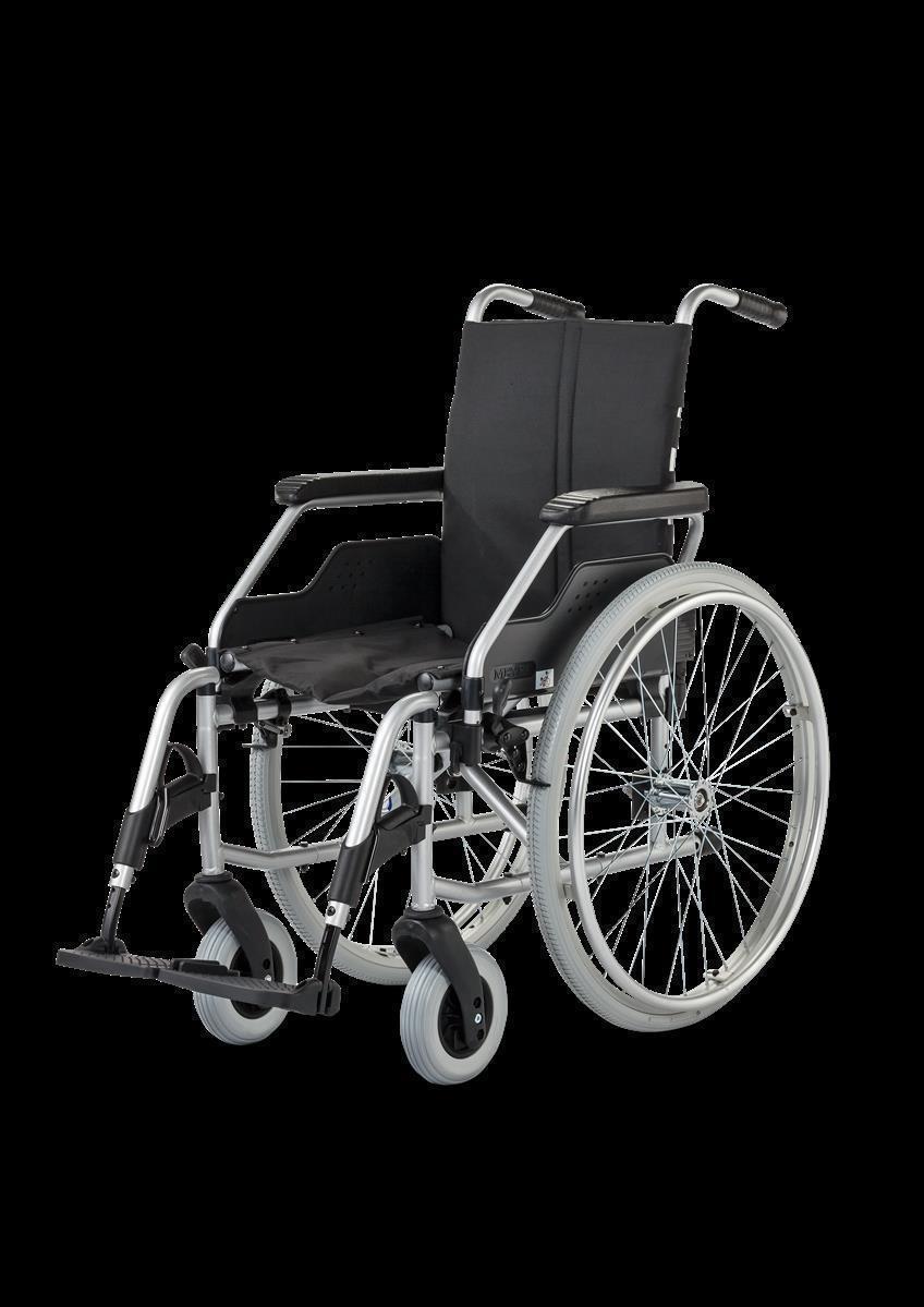 Rollstuhl FORMAT 3.940, mit Trommelbremse silverline>>>>SB 51 cm