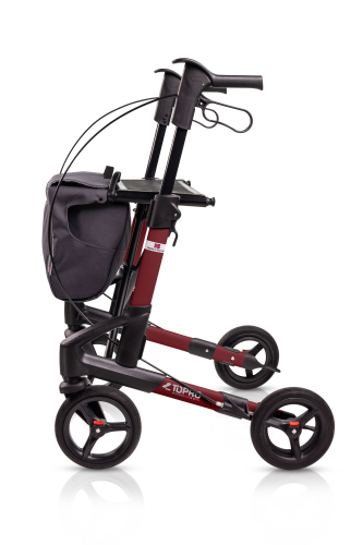 Rollator Troja 5G Black Series S>>>>Farbe: bordeauxrot