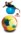Gymnastikball MyBall>>>>Ausf.: Durchmesser 65 cm Farbe: marble