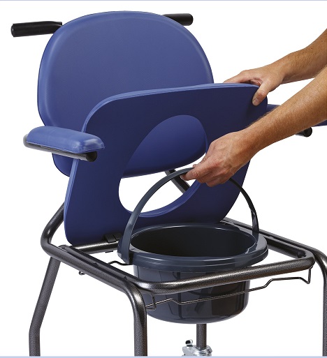 Toilettenrollstuhl Best up Mobil mit Standard-Sitzplatte Ocean Klapplehnen Toilettenrollstuhl Best up Mobil mit Standard-Sitzplatte Ocean Klapplehnen