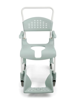 390050.jpg Dusch- und Toilettenrollstuhl Clean, vordere Öffnung, lagoon>>>>SH 49 cm