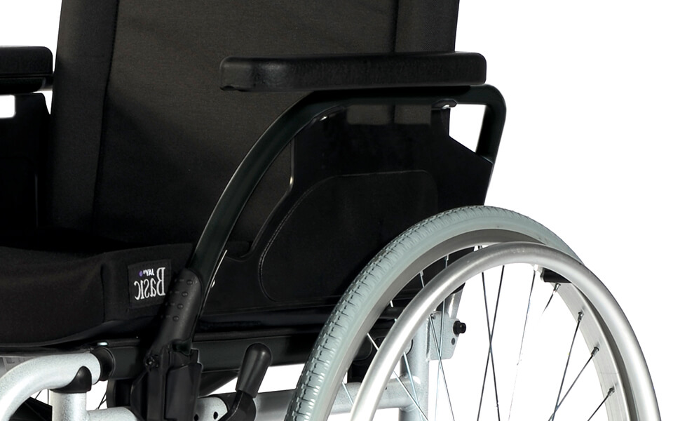 breezy-unix-2-standard-wheelchair-armrests-nl.jpg Rollstuhl Breezy Basix 2, Steckachse, TrBr, brillantsilber>>>>SB 43 cm