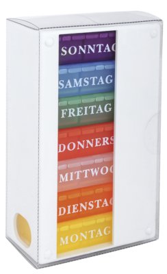 Wochen Medikamentendosierer, weiß>>>> Wochen Medikamentendosierer, weiß>>>>
