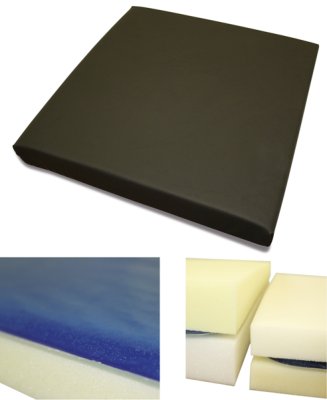 ADL Sitzkissen Silflex 400 mit PU-Schaum schwarz>>>>52 x 44 cm
