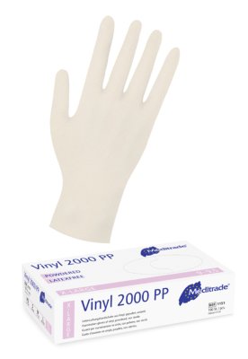 Vinyl-Handschuhe Gr.Lpuderfrei(100Stk) Vinyl-Handschuhe Gr.Lpuderfrei(100Stk)