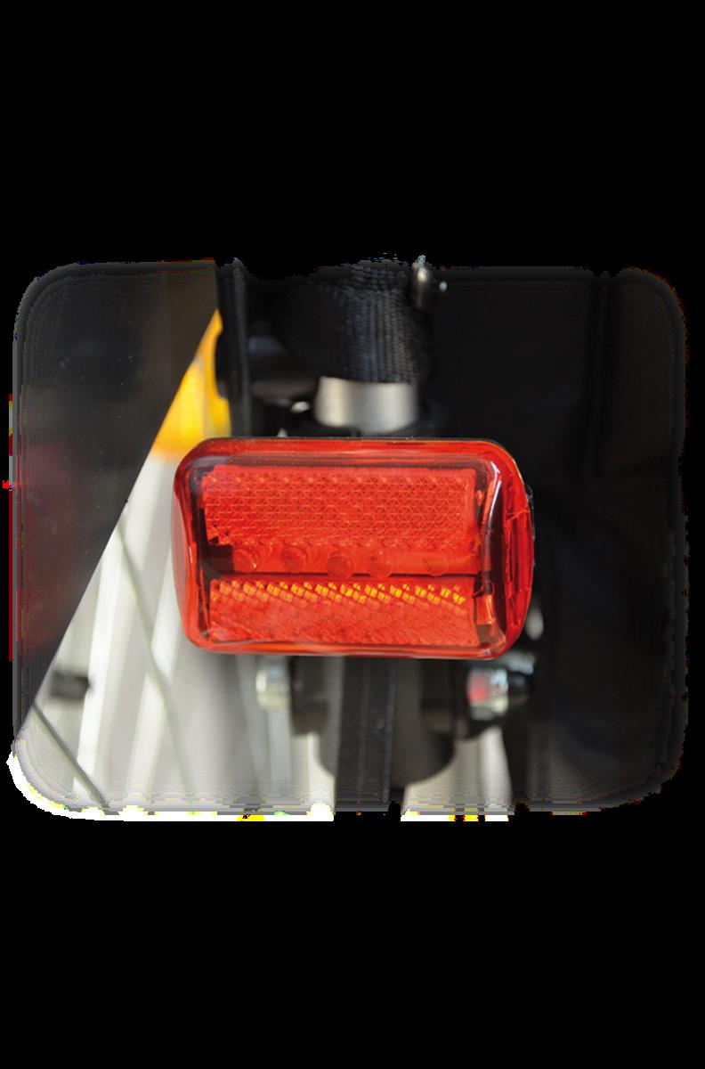 HECK.LED für Rollstühle und RollatorenrotKunststoff LED-Rücklicht für Topro und Gemino, Uniroll Topas Premium RollatorenrotKunststoff