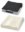 Sitzkissen Kalli Form 40 - 120 kg mit Pharmatex PU-Bezug, grau-schwarz>>>>42 x 42 cm Sitzkissen Kalli Form 40 - 120 kg mit Pharmatex PU-Bezug, grau-schwarz>>>>42 x 42 cm