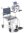 Dusch- und Toilettenrollstuhl INVACARE H263 LIMA mit Topf und Halter, 4 Lenkrollen 5">>>>