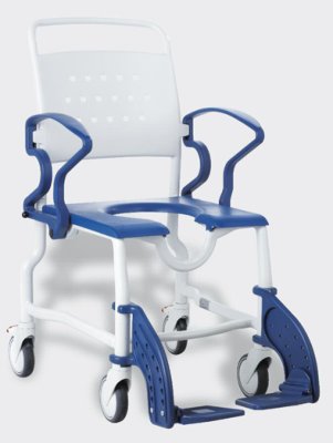 310565.jpg Duschrollstuhl ERFURT 5" Räder grau-blau>>>>