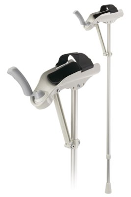 Arthritis-Stütze YANO Standard-Griff mit Druckknopfverstellung, grau>>>>
