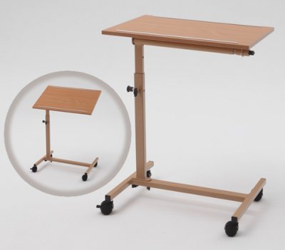 Bett-Beistelltisch Solo mit verstellbarer Platte,Buchedekor>>>>