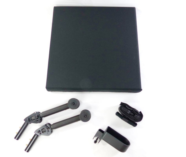 Zubehörkit AOK Breezy Basix2, Rubix2, Parix2 (Kippstützen, Sitzkissen, Stockhalter, Gurt)>>>>SB 45,5 cm