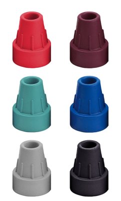 Gummikapseln für Gehhilfen und Stöcke 16mm, (VPE: 2 Stück)>>>>Farbe: schwarz Gummikapseln für Gehhilfen und Stöcke 16mm, (VPE: 2 Stück)>>>>Farbe: schwarz