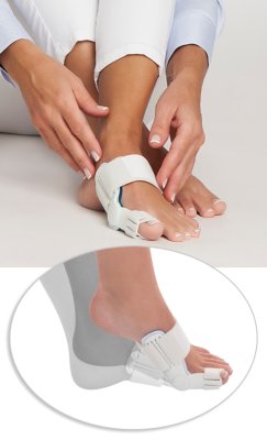 Hallux Valgus Schiene Hallufix weiß>>>>Gr. M