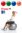 ABS-Power-Gymnastikball i.Ktn.,65cm terra(TOGU),
