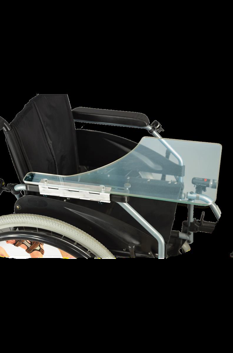 HALBER.THERAPIETISCH.8.KLAPPBARtransparentPET/ Edelstahl TOP Angebot