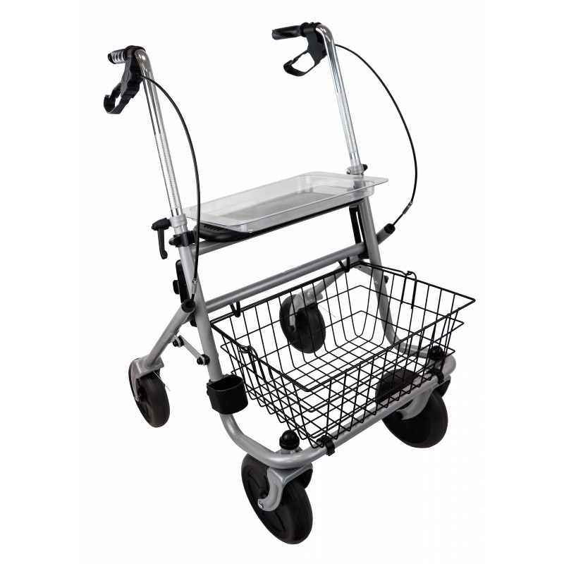 Rollator silber 2 Stück Standardrollator, faltbar, Farbe silber HMV-Nr.:1050041147