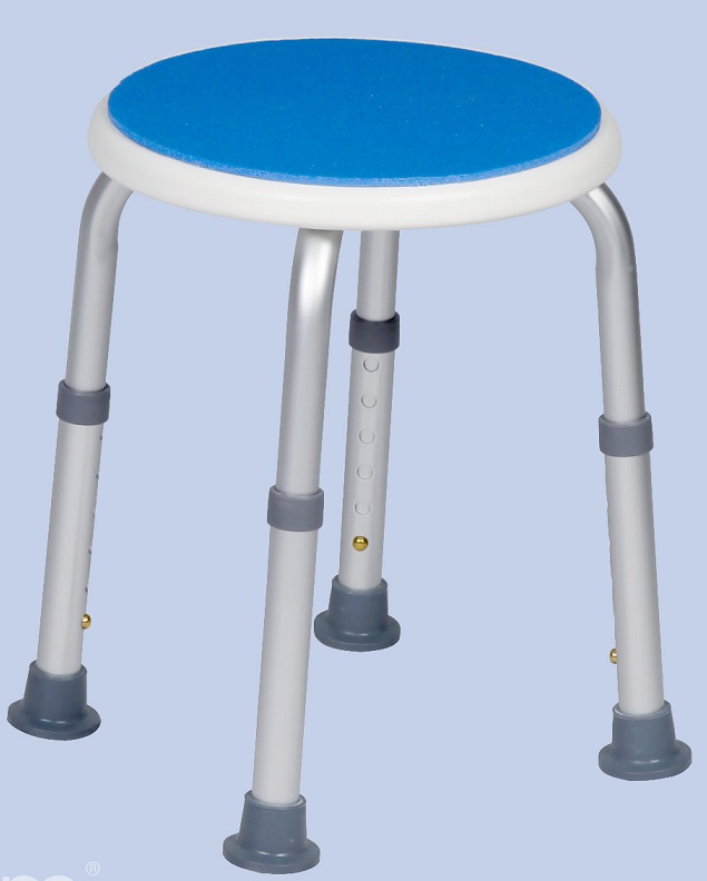 Blue Seat Duschhocker Höhenverstellbar rund