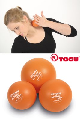 Actiball Relax Massageball,3er-Set S,M,L orange(TOGU), Actiball Relax Massageball,3er-Set S,M,L orange(TOGU),