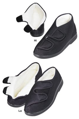 794591.jpg Reha Schuh GentleWalk Hi, Fell-Futter,schwarz>>>>Gr. 46