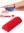 447182.jpg Semi Bodyroll 13x3cm rot(TOGU),