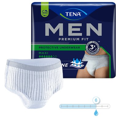 TENA Men Premium Fit Underwear,Level 4 Maxi s/M(4x12Stk), TENA Men Premium Fit Underwear,Level 4 Maxi s/M(4x12Stk),