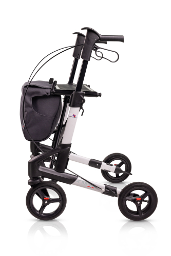 Rollator Troja 5G Black Series S>>>>Farbe: polarsilber