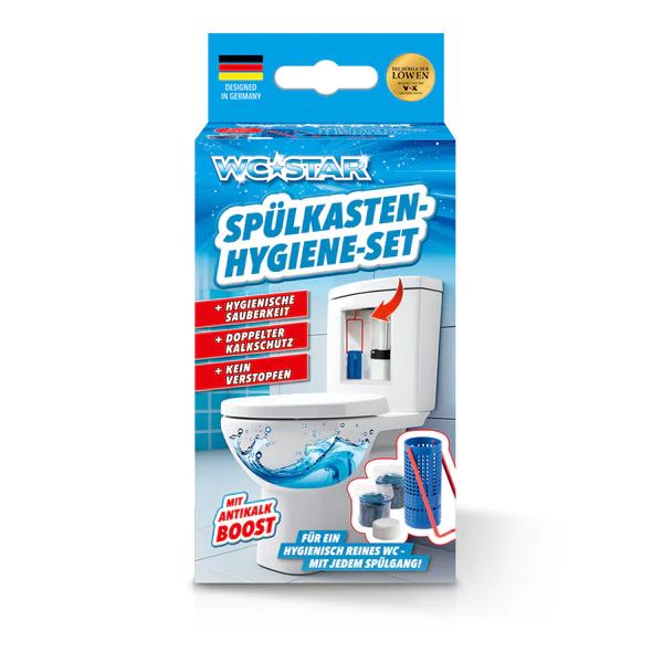 start10.jpg WC-Star Spülkasten-Hygiene-Set für Sauberkeit & Frische vom Spülkasten bis ins WC | WC-Reiniger-Set mit Aktiv-Frische & Antikalk-Boost
