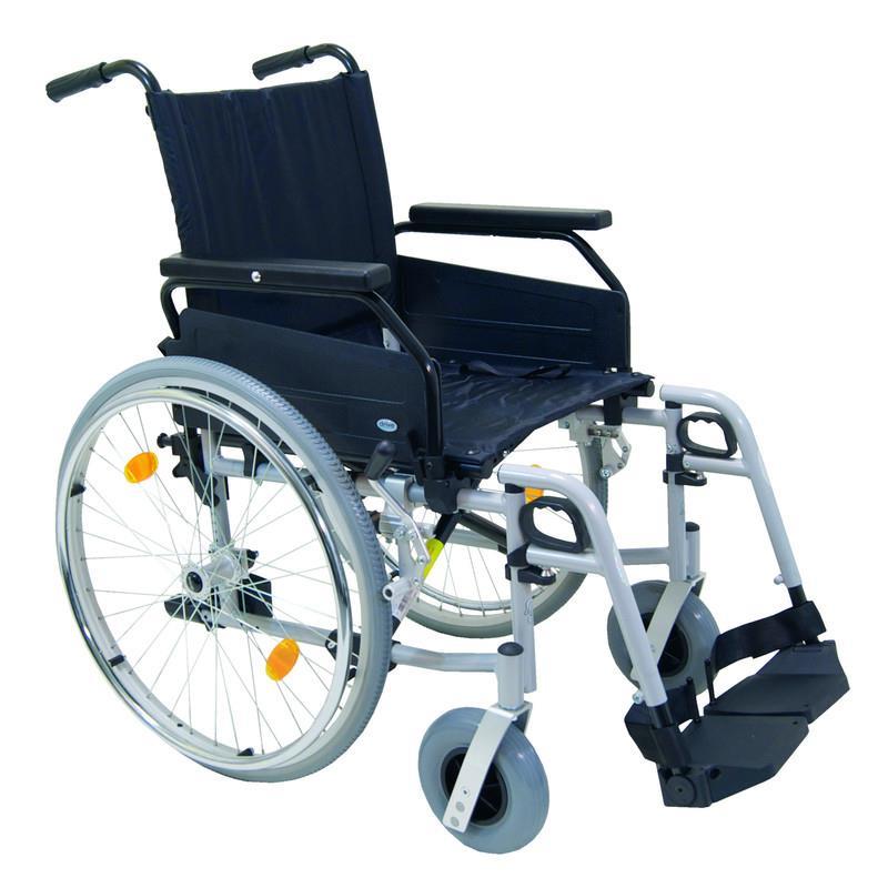 Standardrollstuhl ROTEC SB52,m.TB silber(Drive Medical),