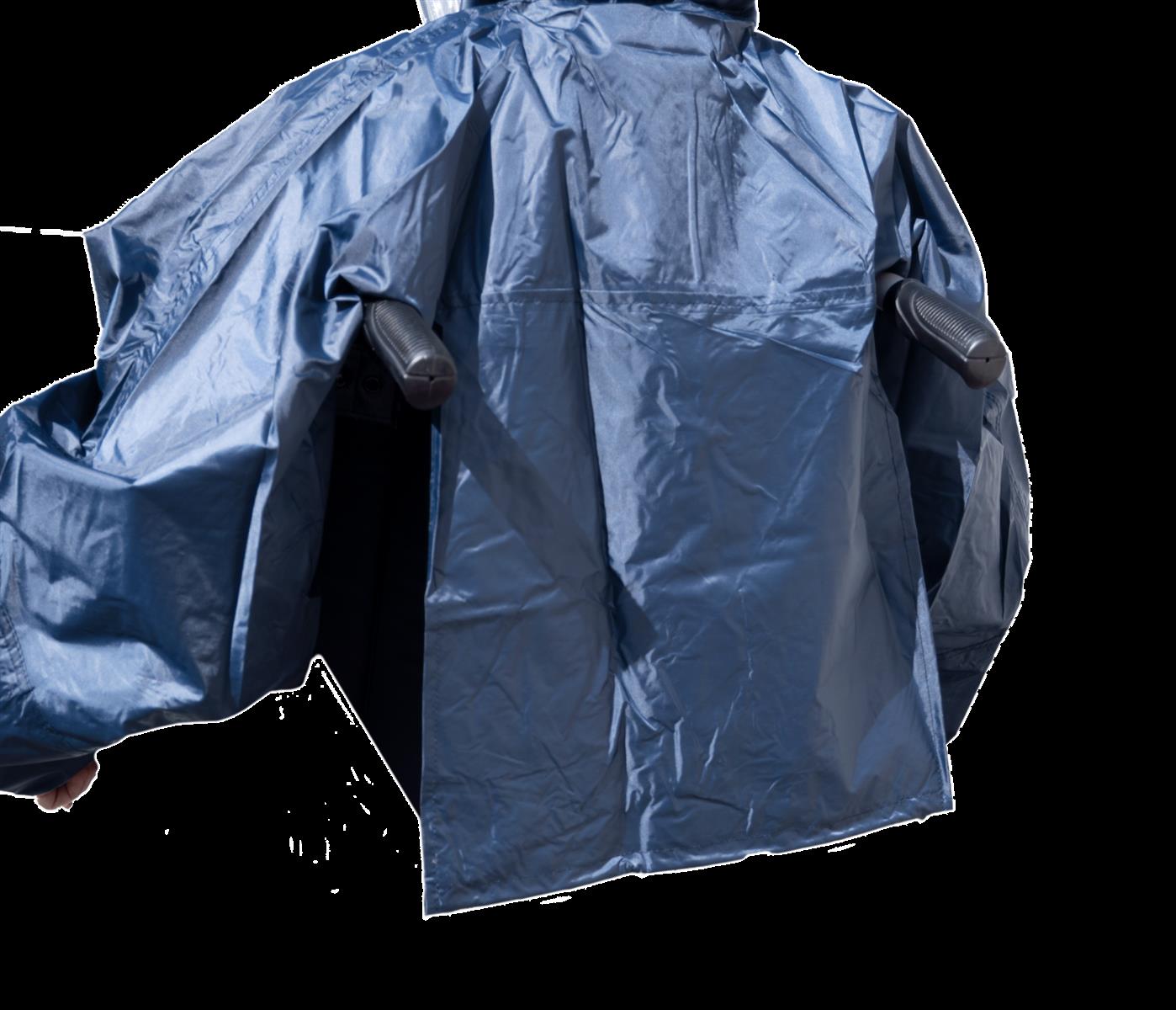 Rollstuhl-Regencape RAINSTAR.STBdunkelblauPolyester Gewebe Rollstuhl-Regencape RAINSTAR.STBdunkelblauPolyester Gewebe