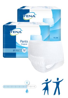 TENA Pants Original Plus M,(4x14Stk), TENA Pants Original Plus M,(4x14Stk),