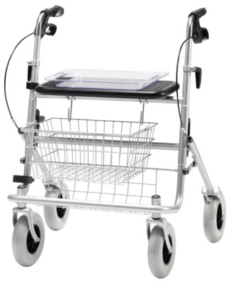 Rollator B XXL silber-metallic>>>> Rollator B XXL silber-metallic>>>>