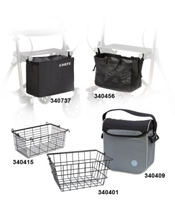 Shopping bag f.Rollator Brado(Dietz) Einkaufskorb Rollatortasche f.TAiMA S GT u.,XC(Dietz),