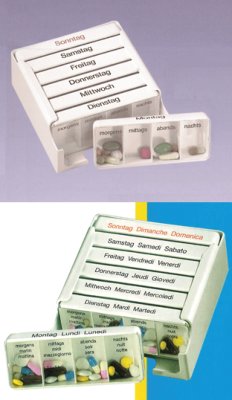 Medikamentendosierer MEDI 7,für 7 Tage,