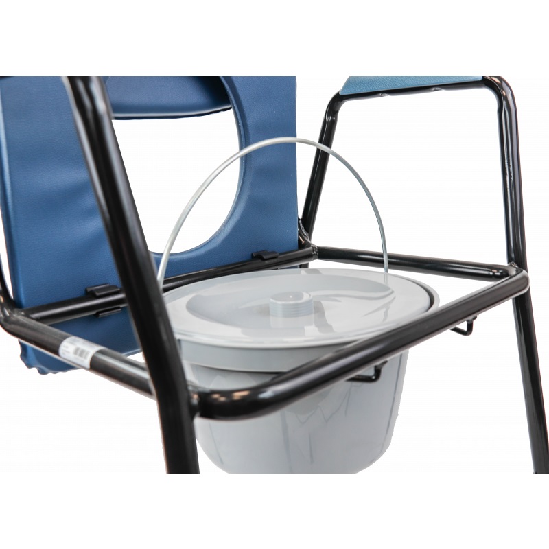 TS-0 Toilettenstuhl mit Rücken- und Armlehnen 3Stück