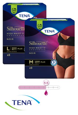 Pants TENA Silhouette Plus,Noir L(4x8Stk), Pants TENA Silhouette Plus,Noir L(4x8Stk),