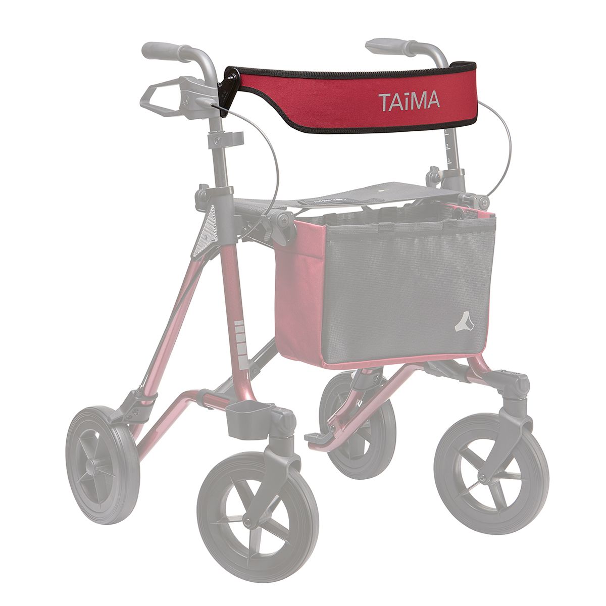 r_ckengurt__amarena.jpg Rückengurt Farbe Amarena/Schwarz für Leichtgewicht-Rollator TAiMA VENTUM