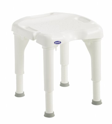 441576.jpg Duschhocker INVACARE I-FIT 9780e mit Ausschnitt, weiß>>>>