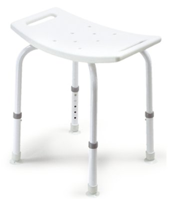 Duschhocker DH TOMTAR höhenverstellbar weiß>>>>