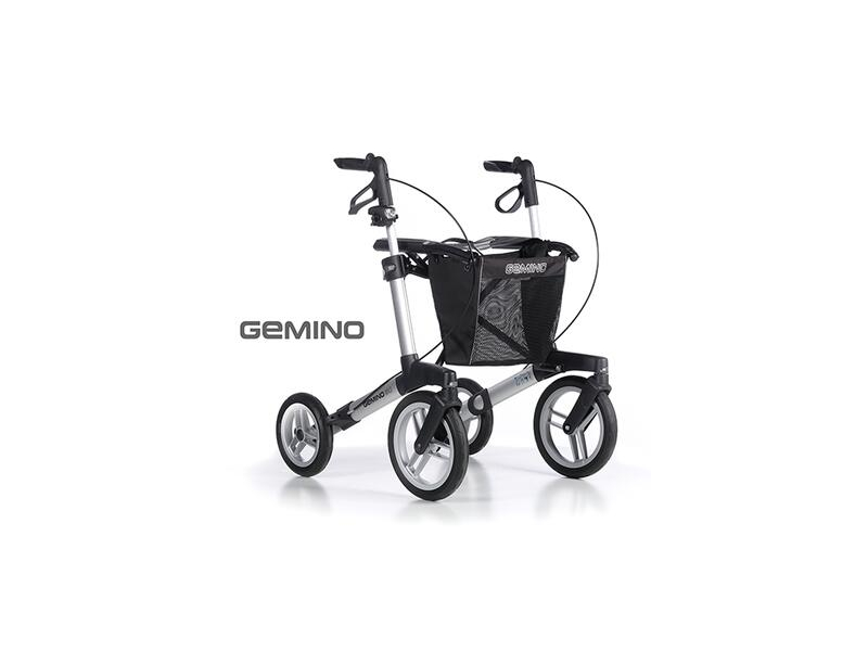 Rollator Gemino 60, Outdoorrollator, silbergrau>>>>Gemino 60 M