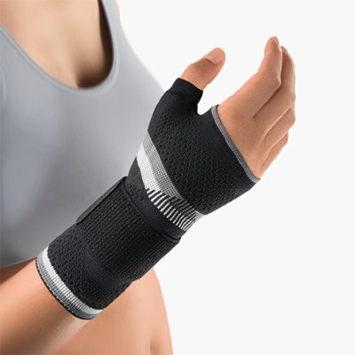 761570.jpg Bort Handgelenkbandage ManuBasic Plus schwarz>>>>Gr. XL rechts
