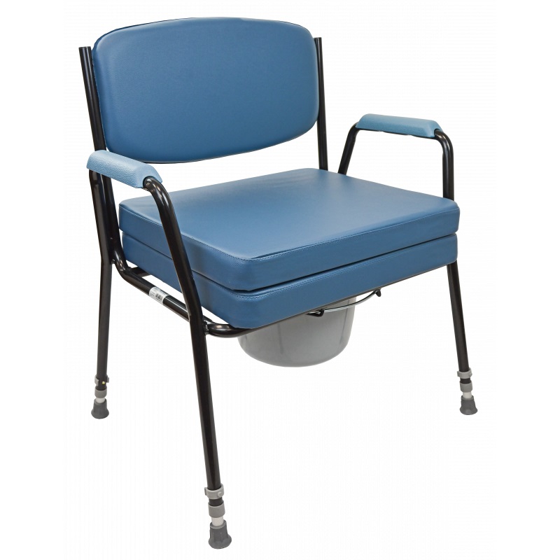 TS-0 Toilettenstuhl mit Rücken- und Armlehnen 3Stück