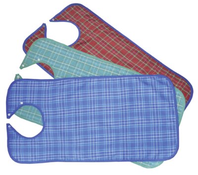 Lätzchen ca.45x90cm>>>>Farbe: grün-kariert Lätzchen ca.45x90cm>>>>Farbe: rot-kariert