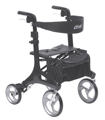 Rollator NITRO CARBON M m.Tasche,schwarz(Drive Medical)